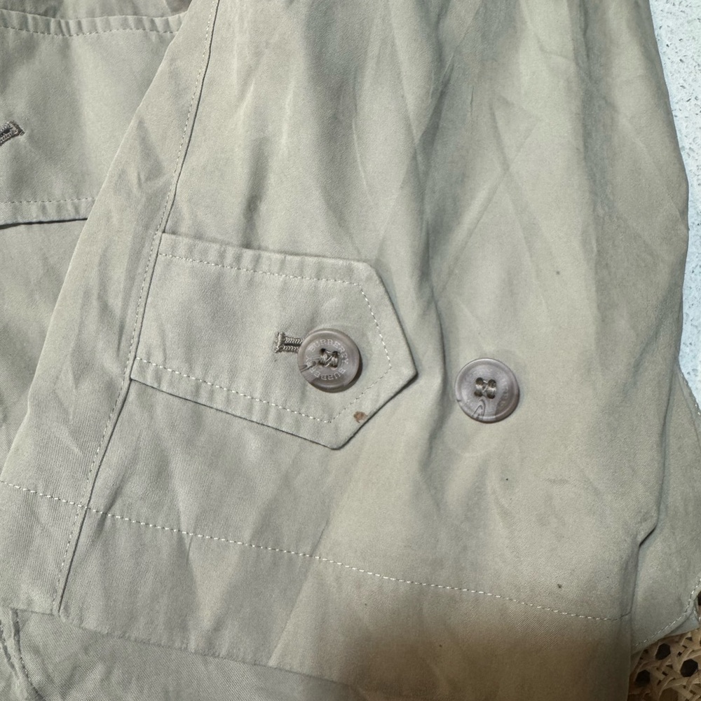 Men’s Burberry Jacket Nova Check Lining Classic Beige w/ COA - Picture 16 of 17